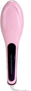 VibeX ™ MiroPure 2 in 1 Ionic Hair Straightener Brush with Heat Resistant Glove and Temperature Lock Function Straightening Comb™ - Type-006 Hair Straightener