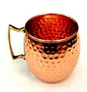 Akanksha Arts Copper Self Design Copper Mug