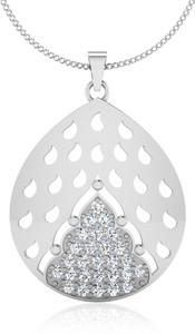 IskiUski Boomy Butterfly Pendant 18kt Swarovski Crystal White Gold Locket