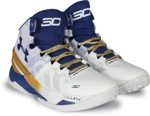 UNDER ARMOUR Curry 2 SC30 Basketball Shoes For Men Buy WHITE GOLD NAVY Color UNDER ARMOUR Curry 2 SC30 Basketball Shoes For Men Online at Best Price