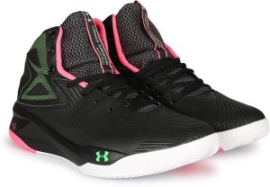 under armour pink basketball shoes