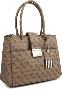 GUESS Brown Sling Bag MARTINE STATUS CARRYALL BROWN Price in