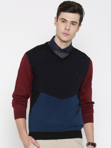 John Players Full Sleeve Solid Men Sweatshirt