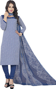 DRAPES Crepe Printed Salwar Suit Dupatta Material