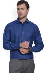 Van Heusen Men s Solid Casual Blue 