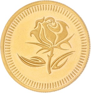 Jpearls Flower 22 (916.7) K 20 g Gold Coin