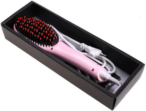 VibeX ™ MiroPure 2 in 1 Ionic Hair Straightener Brush with Heat Resistant Glove and Temperature Lock Function Straightening Comb™ - Type-007 Hair Straightener