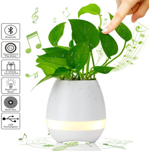 VibeX ® Wireless Smart Touch Plant Piano House Plant Pots Bluetooth Speakers, Touch Sensitive Bluetooth Mobile/Tablet Speaker