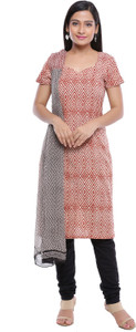 Soundarya Cotton Printed Salwar Suit Dupatta Material
