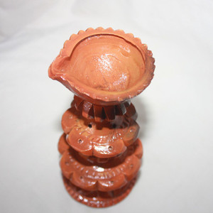 Terracotta Diya Stand Decorative Showpiece 16 cm Price in India Buy Terracotta Diya Stand Decorative Showpiece 16 cm online at Flipkart