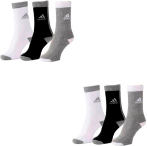 Adidas Men & Women Crew Length Socks
