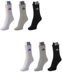 Adidas Men & Women Crew Length Socks