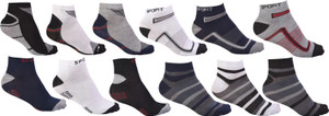 Ziva Fashion Men & Women Printed Ankle Length Socks