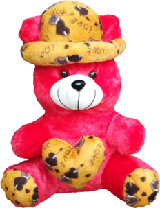COST TO COST Soft Toy Teddy Bear Red - 37 cm