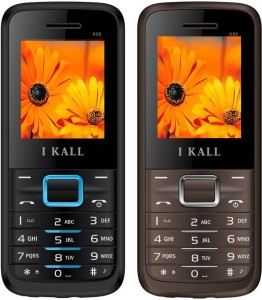 I Kall K88 Combo Of Two Mobile(Brown, Blue)