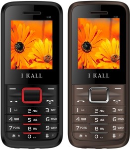 I Kall K88 Combo Of Two Mobile(Brown, Red/Coffee, Red)