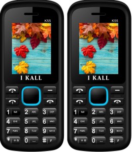 I Kall K55 Combo Of Two Mobile(Blue)