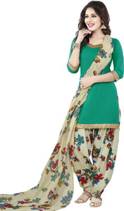 Ishin Synthetic Printed Salwar Suit Dupatta Material