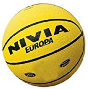 Nivia 'Europa' (Yellow) Basketball -   Size: 5