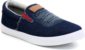 sparx 310 canvas shoes for men(navy, white, blue)