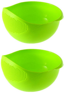 Skyline Enterprise Pulses, Fruits, Vegetable, Noodles, Pasta Washing Bowl & Strainer Washer and Colanders Plastic Bowl