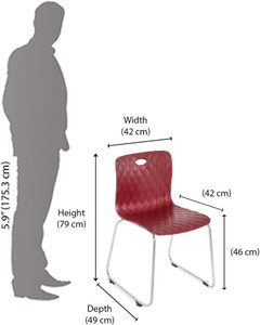 Nilkamal Diamond Metal Outdoor Chairfinish Color Glossy