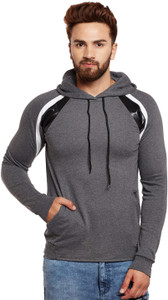 Fugazee Full Sleeve Self Design Men's Sweatshirt