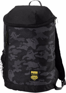 PUMA Black Justice League Hero 20 L Backpack Black Grey Price in India Flipkart
