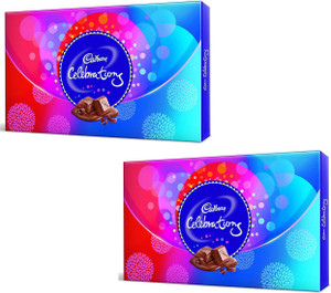 Cadbury Celebrations Rich Dry Fruit Chocolate Gift Pack 180.8 gm (Pack of 2) Bars
