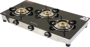 Wonderchef Ruby Glass, Stainless Steel Manual Gas Stove