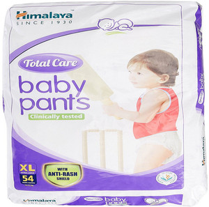Himalaya Total Care Extra Large Size Baby Pants Diapers (54 Count) - XL