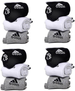 Adidas Men & Women Printed Ankle Length Socks