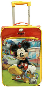 gamme Disney Mickey Kids Soft Trolley Bag Cabin Luggage - 17 inch