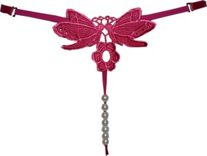 Velvet Dreams Women Thong Pink Panty - Buy Velvet Dreams Women Thong Pink  Panty Online at Best Prices in India