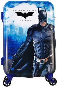 Gamme Warner Batman Polycarbonate Black Hard Sided Children/Kid's Travel Trolley Suitcase Bag Cabin Luggage - 20 inch