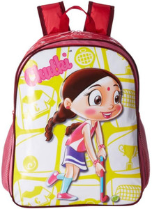 chota bheem chhota bheem chutki dark pink school bag 16 waterproof
