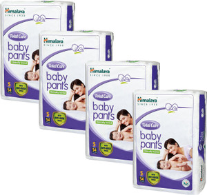 HIMALAYA Total Care Small Size Baby Pants Diapers 54 Count set of 4 S Buy 54 HIMALAYA Pant Diapers Flipkart