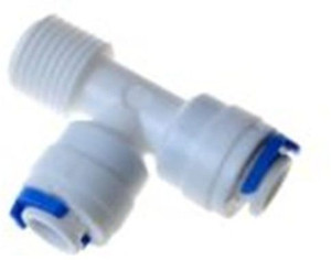 PK Aqua PK Aqua 2 Pcs RO Side Male Branch Tee Connector -1/4? Hose Pipe