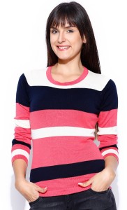 manola Casual 3/4th Sleeve Striped Women Multicolor Top
