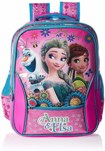 Flipkart DISNEY Frozen Anna Elsa Pink School Bag 18 Inches