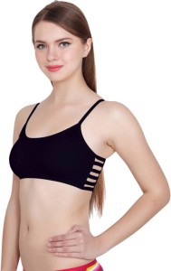 super deal bazzar store women bralette lightly padded bra(black) 0010