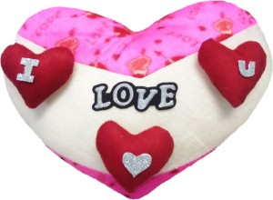 Aparshi Love heart stuffed cushion soft toy E103  - 40 cm