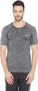 Ajile By Pantaloons Solid Men Round Neck Grey T-Shirt - Buy Ajile By  Pantaloons Solid Men Round Neck Grey T-Shirt Online at Best Prices in India