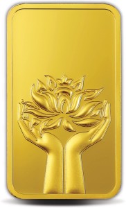 MMTC-PAMP India Pvt Ltd Lotus series 24 (9999) K 5 g Gold Bar
