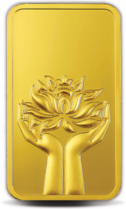 MMTC-PAMP India Pvt Ltd Lotus series 24 (9999) K 5 g Gold Bar