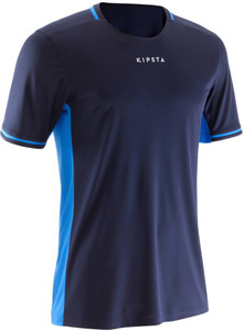 Decathlon KIPSTA Solid Men Round Neck Blue T Shirt Buy
