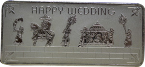 Kataria Jewellers Happy Wedding S 999 100 g Silver Bar