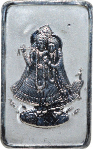 Kataria Jewellers Radha Krishna S 999 10 g Silver Bar