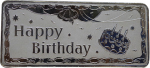 Kataria Jewellers Happy Birthday S 999 100 g Silver Bar