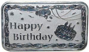 Kataria Jewellers Happy Birthday S 999 20 g Silver Coin